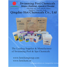 Productos químicos para tratamiento de agua de piscinas